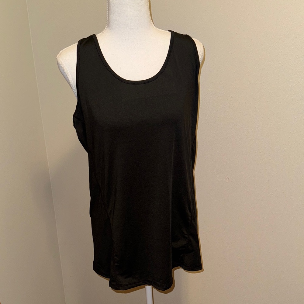 NEW Bundle NELEUS2 Black Women's Racerback Tank Tops -XL